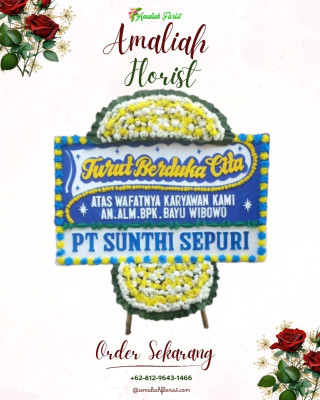 Papan Bunga Duka di Mandrehe Barat